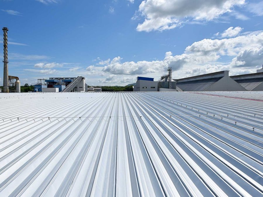 Standing seam commercial metal roof